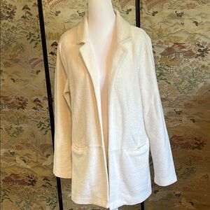 STUDIO B BOBEAU COLLECTION COTTON BLEND UNLINED JACKET SIZE M